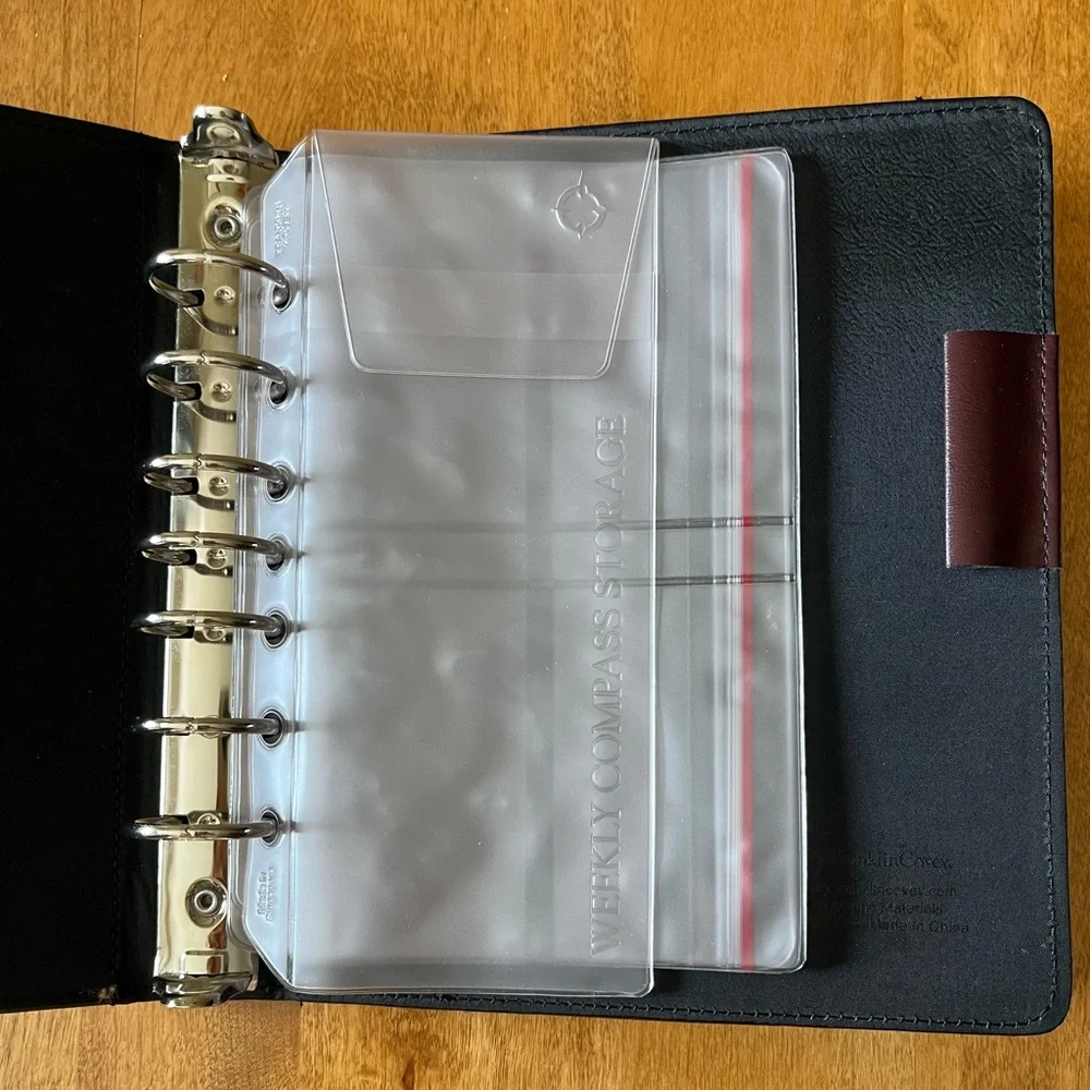 Vintage Franklin Covey Brown Portfolio